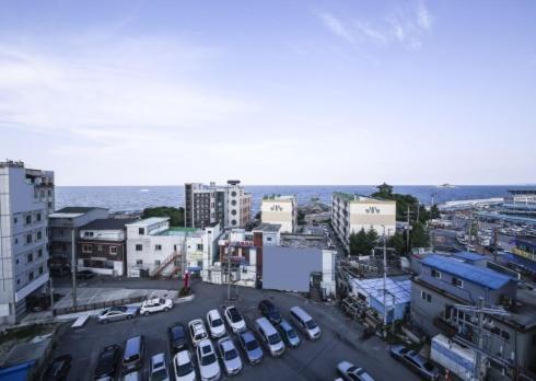 Lighthouse Beach Motel Sokcho Exterior foto